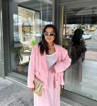 Load image into Gallery viewer, Pink linen set
