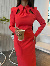 Load image into Gallery viewer, Ambiance red dress
