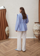 Load image into Gallery viewer, Bianca sky blue blazer
